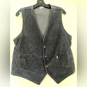 VTG 90s Levi’s Gray Corduroy Vest - Size: L
